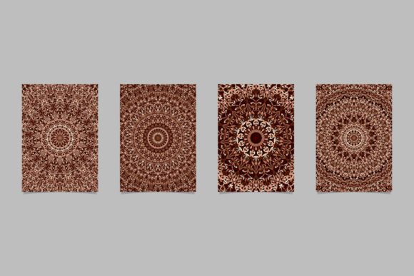 4 Brown Floral Mandala Page Backgrounds: A Practical Guide for Elegant Design