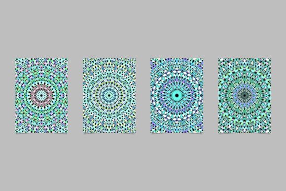 4 Floral Mandala Pages for Creative Projects