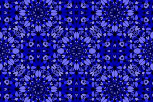 Dark Blue Seamless Floral Mandala Pattern: Integrating High-Resolution Vector Assets into Professional Workflows