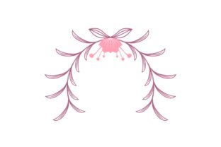 Elevating Digital Design with Hand Drawn Floral Wreaths and Circle Frames