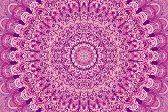 Evaluating the Pink Floral Mandala Background for Professional Design Projects