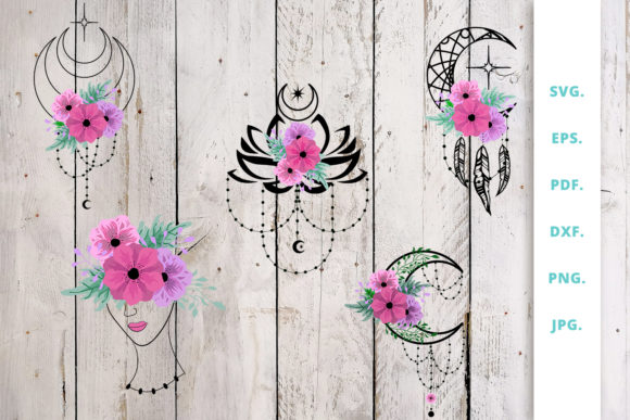 Floral and Crescent Moon Bundle: A Practical Guide for Creators