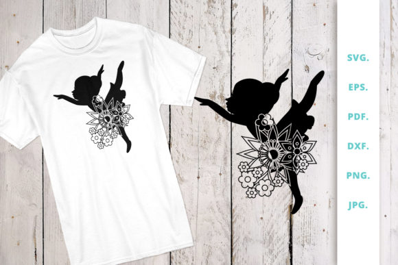 Floral Ballerina Silhouette 2 Design Guide