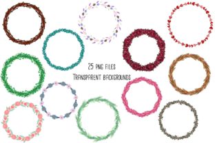 Floral Wreaths Mega Pack 1: Elevating Your Design Projects with Versatile Botanical Assets