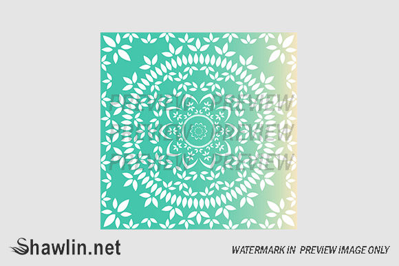 Fresh Green Floral Mandala: Design Uses & File Guide