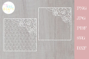 Geometric Flower Pattern Assets