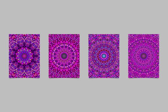Mastering Symmetrical Design: A Guide to Using Red Floral and Abstract Mandala Backgrounds