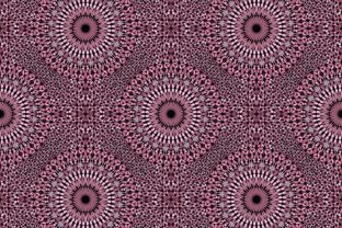 Pink Seamless Floral Mandala Pattern: Elevating Modern Design with High-Resolution Vector Assets