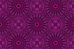 Purple Seamless Floral Mandala Pattern: Integrating High-Resolution Vector Assets into Creative Workflows