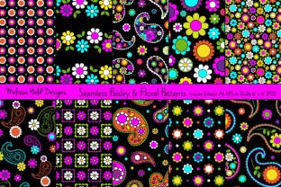 Seamless Paisley Floral Patterns: A Guide to Retro Digital Design
