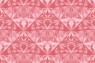 Seamless Red Gradient Floral Pattern Design Guide
